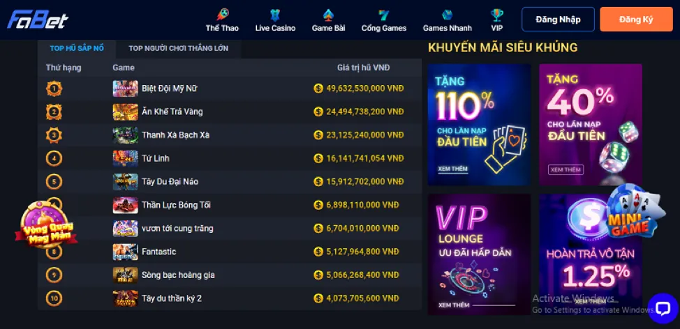 Khuyến mãi Bắn Cá ABC8BET
